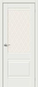 Двери Прима-3 White Matt / White Сrystal 600х2000