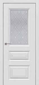 Двери Сонет-1 Эмалит Белый Стекло 600х2000