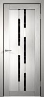 Дверь межкомнатная VellDoris Unica 7 Белая (стекло чёрное)
