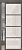 Межкомнатная дверь Твигги-11.3 Grey Melinga / Magic Fog 900х2000