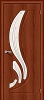 Межкомнатная дверь Лотос-2 Итальянский орех / Art Glass