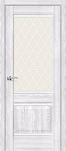 Межкомнатная дверь Прима-3 Riviera Ice / White Сrystal 600х2000