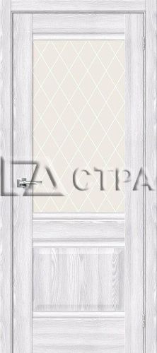 Межкомнатная дверь Прима-3 Riviera Ice / White Сrystal