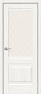 Межкомнатная дверь Прима-3 White Dreamline / White Сrystal 600х2000