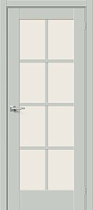 Межкомнатная дверь эмалит Прима-11.1 Grey Matt / Magic Fog 600х2000