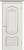 Дверь Гранада ПГ белая эмаль размер (600х1900)