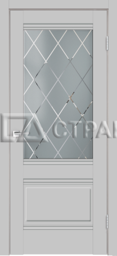Двери Alto-2V серый эмалит