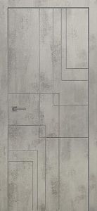 Двери Графика-5 бетон серый 600х1900