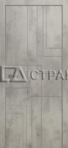 Двери Графика-5 бетон серый