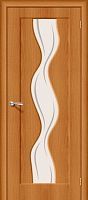 Межкомнатная дверь Вираж-2 Миланский орех / Art Glass