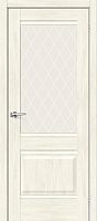 Межкомнатная дверь Прима-3 Nordic Oak / White Сrystal