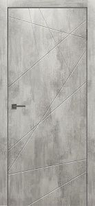 Двери Графика-1 бетон серый 600х1900