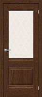 Межкомнатная дверь Прима-3 Brown Dreamline / White Сrystal