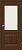 Межкомнатная дверь Прима-3 Brown Dreamline / White Сrystal 600х2000