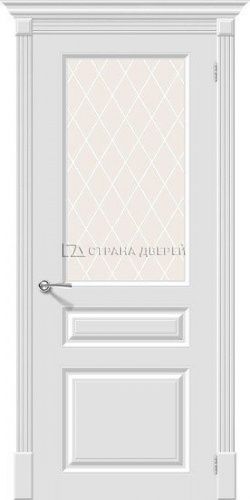 Дверь Скинни-15.1 белая эмаль 