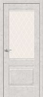 Двери Прима-3 Look Art / White Сrystal