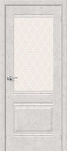 Двери Прима-3 Look Art / White Сrystal 600х2000