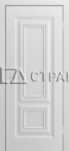 Межкомнатная дверь Титул-2 ПГ белая эмаль